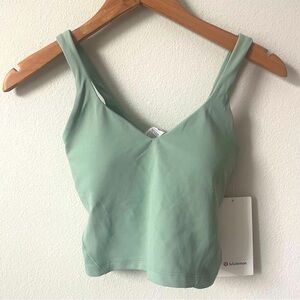 NWT Lululemon Align Tank Top Palm Court Color Size 2